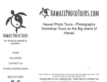 Tablet Screenshot of hawaiiphototours.com